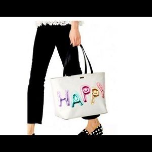 2 Piece Set 🎈Whimsies Collection HAPPY Tote and Matching Wallet. RARE